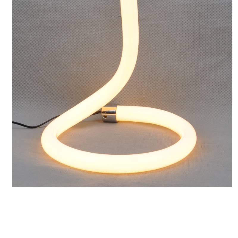 LED настолна лампа с акрилна тръба и без сянка